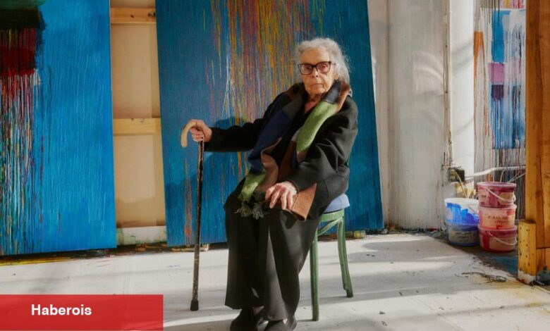Pat Steir'in Mavi Dönemi - Haberois Pat Steir'in Mavi Dönemi