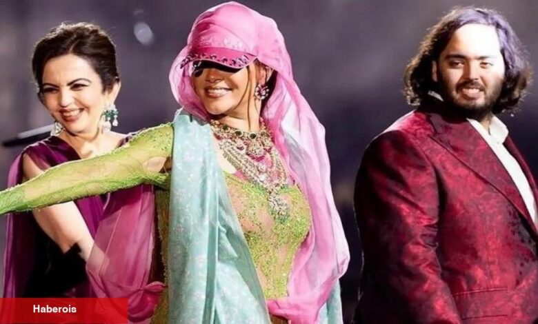 Rihanna, Hintli Milyarderin düğün partisinde sahne aldı! Ünlüler akın etti - Haberois Rihanna, Hintli Milyarderin düğün partisinde sahne aldı! Ünlüler akın etti