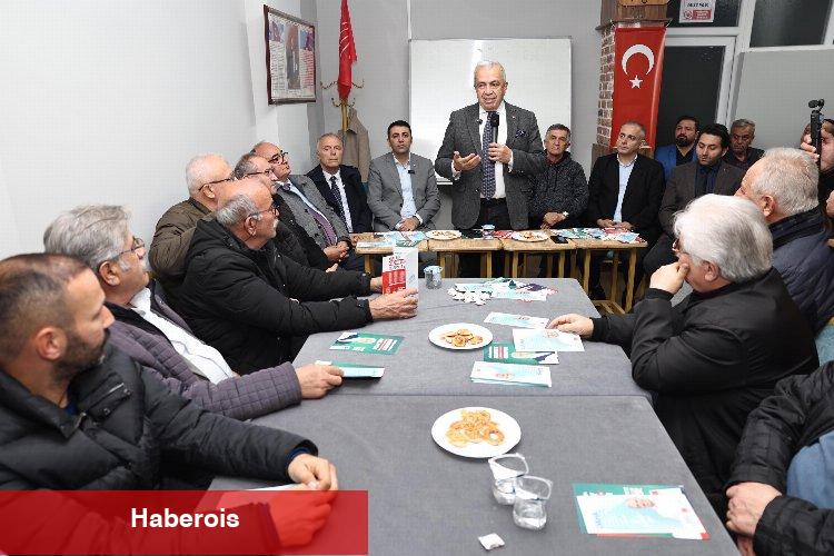 Şadi Özdemir’den CHP Gürsu adayı Haşim Öztürk’e destek