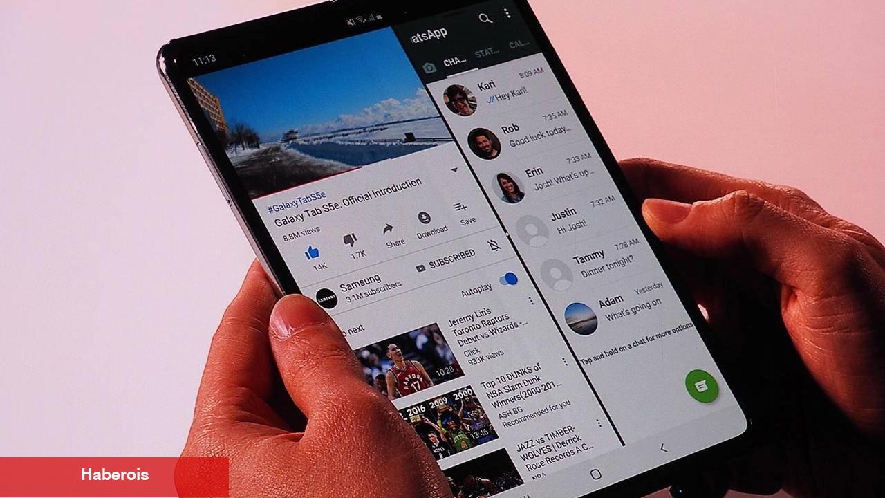 Samsung maliyetine katlanabilir ekranlı telefon satacak; herkes Samsung'a geçsin