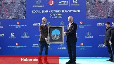 Şehir Hastanesi Tramvay Hattı törenle açıldı