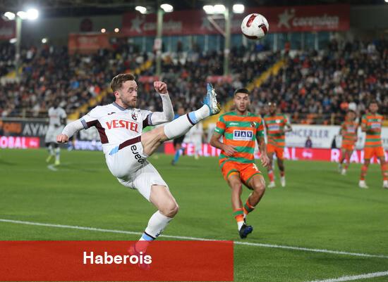 Trabzonspor'un serisi Alanya'da bitti!