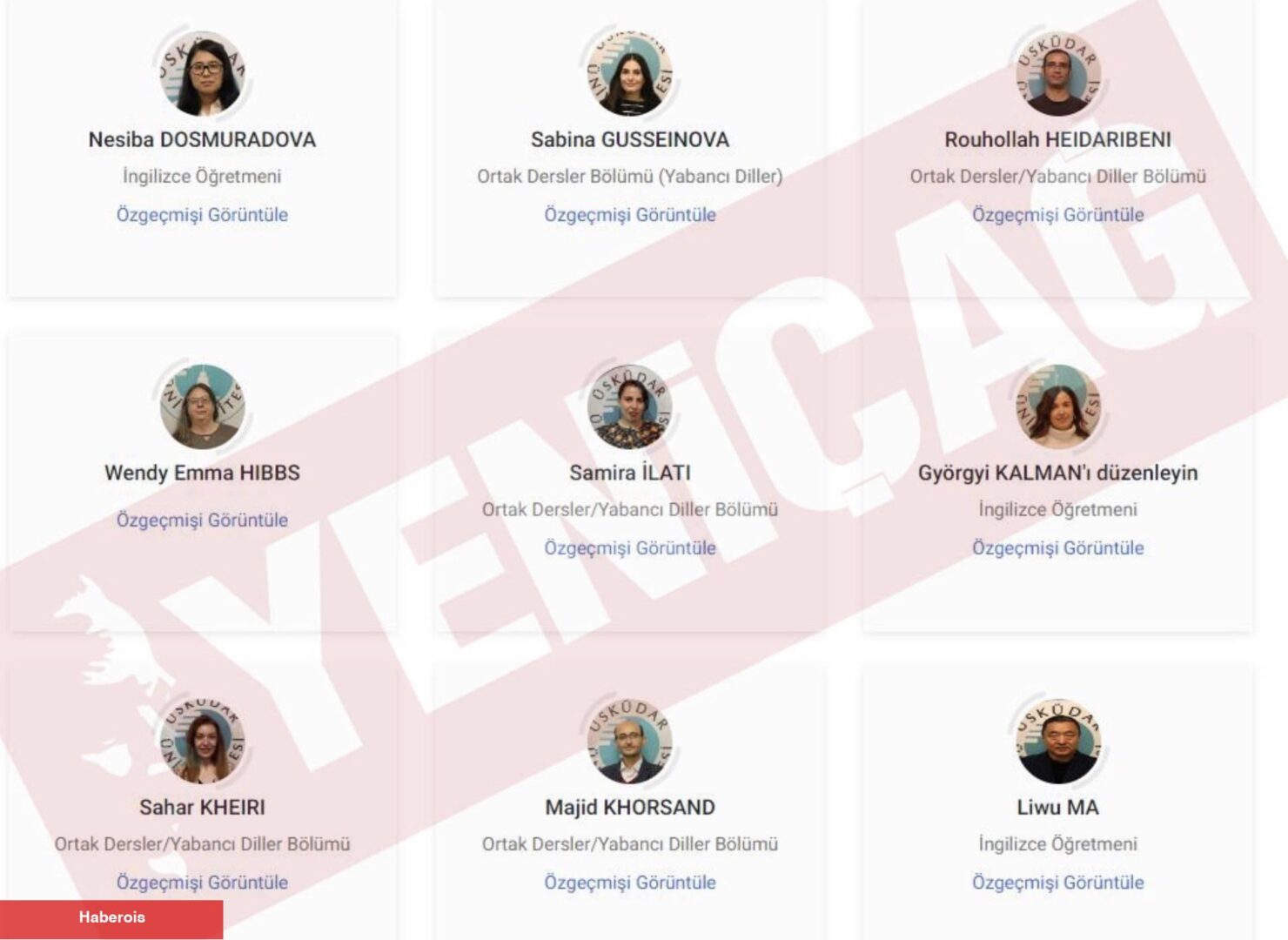 Üsküdar Üniversitesi’ne Suriyeli Öğretim Görevlisi Akını !