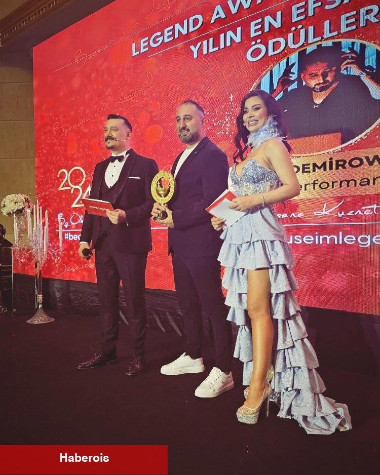 Uur Demirow performansıyla ödülü kaptı!