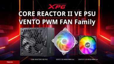 XPG, CORE REACTOR II VE Güç Kaynağı ve PWM VENTO ARGB Fan Ailesini Satışa Sundu