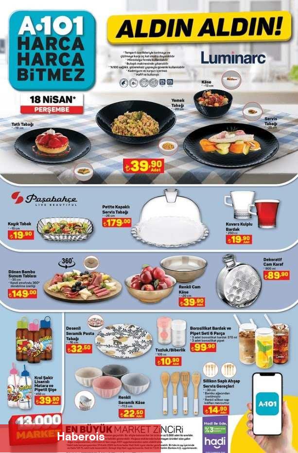 A101 13 - 19 Nisan 2024 indirimli eserleri açıklandı! İndirim Günleri Başlıyor