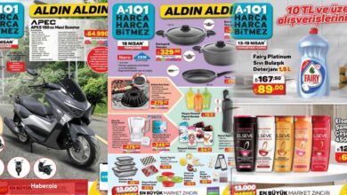 A101 13 - 19 Nisan 2024 indirimli eserleri açıklandı! İndirim Günleri Başlıyor
