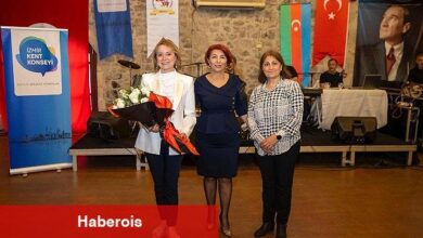 Azerbaycan Kadınları baharı Başkan Mutlu'yla karşıladı