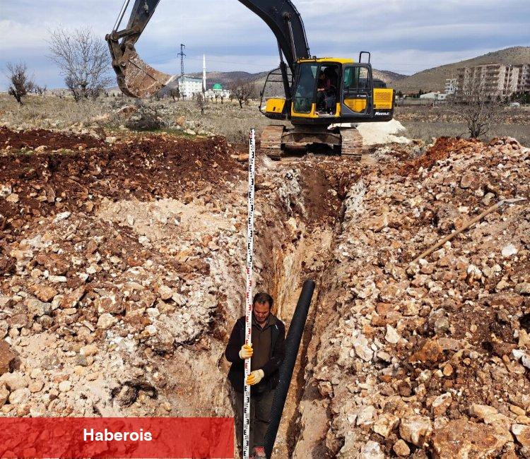 Bahçebaşı Mahallesine kanalizasyon hattı döşendi