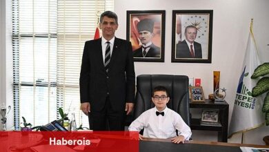 Başkan Kocaman Koltuğu Muhammet'e Devretti