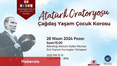 Bornova'da Atatürk Oratoryosu heyecanı