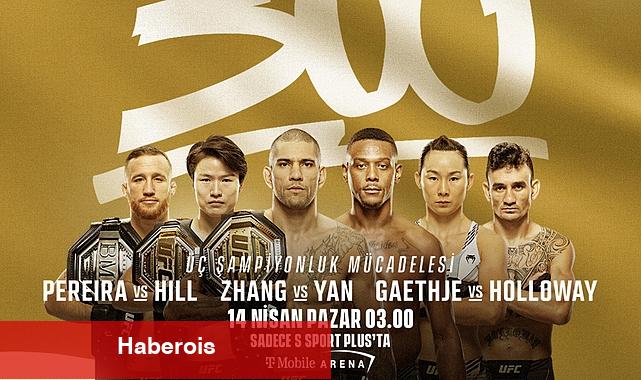 Bu Kartın Dövüşçüleri Tarih Yazacak! UFC 300 Canlı Yayınla Sadece S Sport Plus'ta - Haberois Bu Kartın Dövüşçüleri Tarih Yazacak! UFC 300 Canlı Yayınla Sadece S Sport Plus'ta