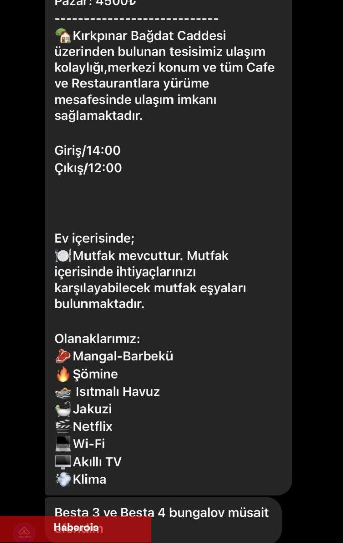Bungalov vaadiyle dolandırıldılar