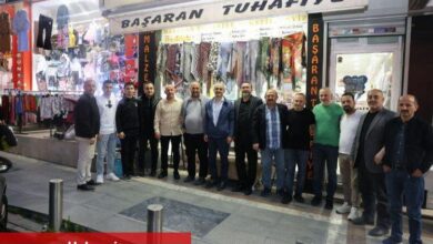 Bünyamin Çiftçi, esnaflarla çay sohbetinde buluştu