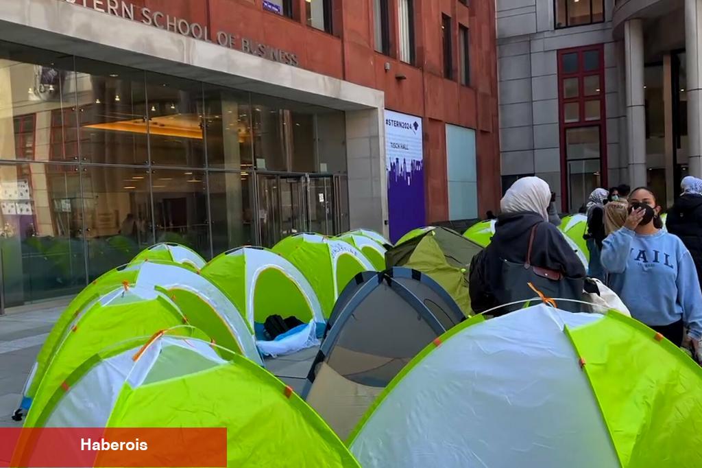 Columbia, Yale, MIT ve NYU'da Protesto Sahneleri - Haberois Columbia, Yale, MIT ve NYU'da Protesto Sahneleri