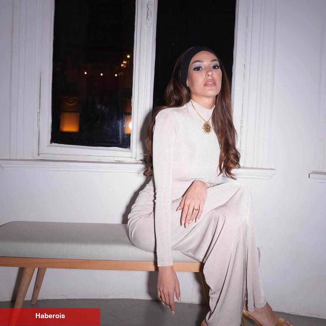 Dilan Çiçek Deniz'den dikkat çeken görünüm! "Beyazlar içinde"