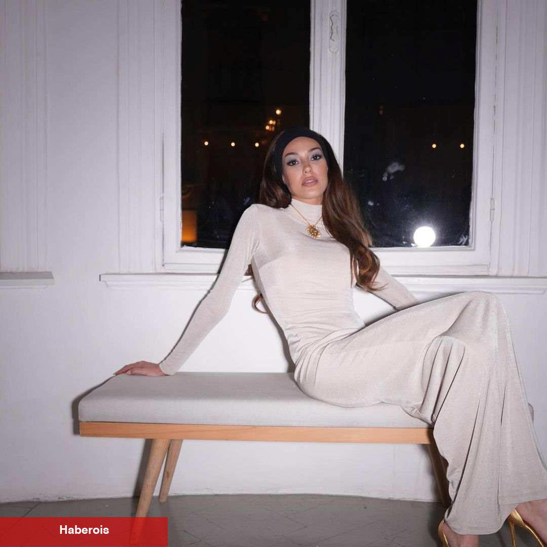 Dilan Çiçek Deniz'den dikkat çeken görünüm! "Beyazlar içinde"
