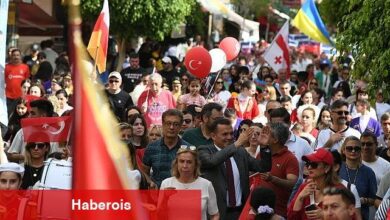 Dünya çocukları 23 Nisan'ı Yenişehir sokaklarında kutladı