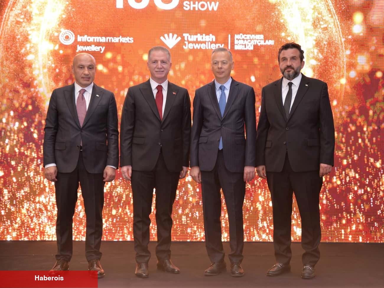 Dünyanın en büyük fuarlarından biri olan İstanbul Jewelry Show açıldı!