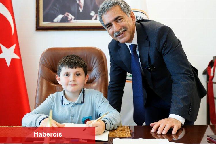 Gemlik'te Başkan Deviren’den minik başkanlara Lunapark müjdesi