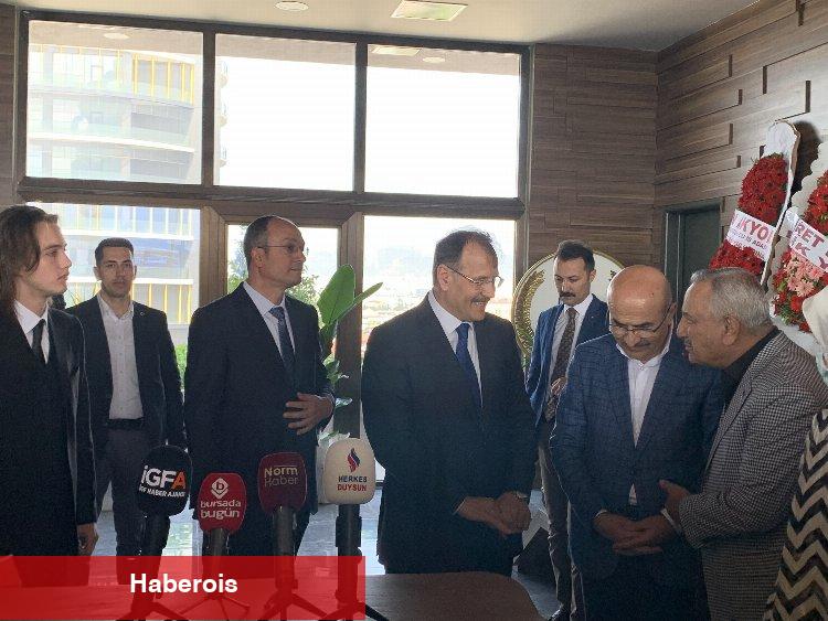 Hakan Çavuşoğlu açılışı yaptı!
