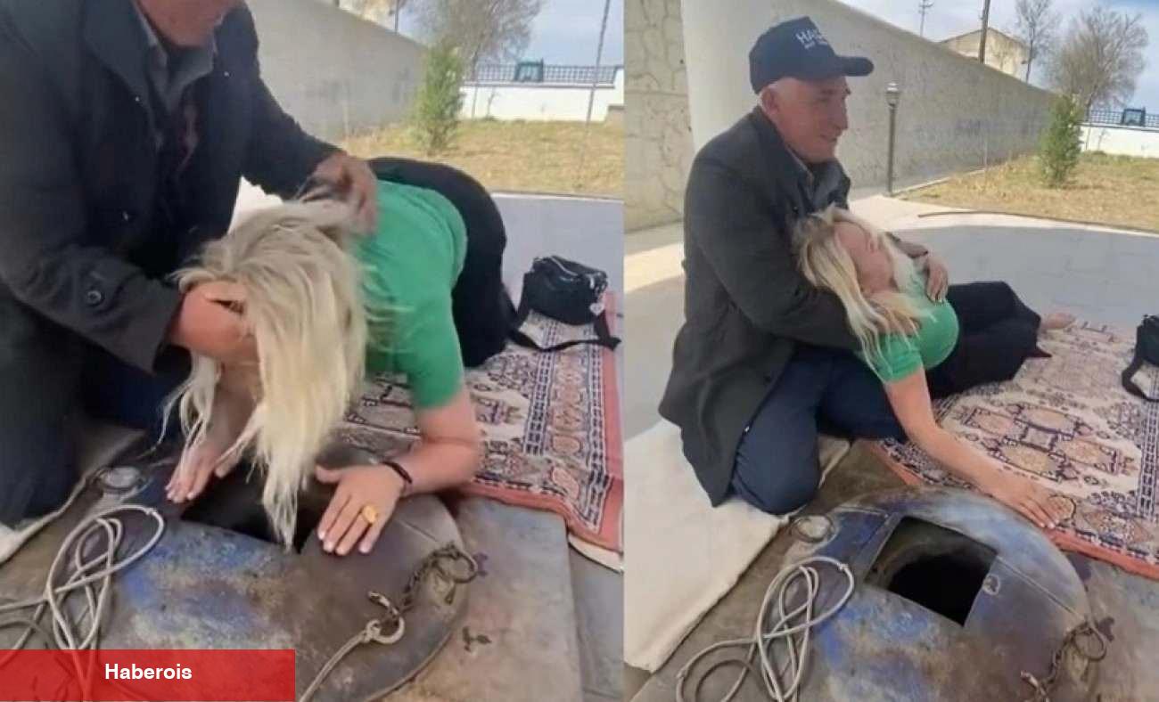 Haydar Dede Türbesi'nde şifa diye 'metan gazı' koklattı! Bayan mevtten döndü
