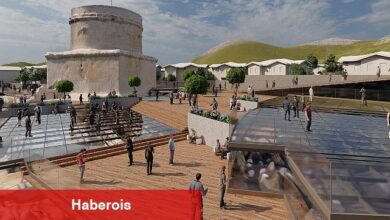 Hıdırlık Kulesi seyir terası projesinde yoğun çalışma
