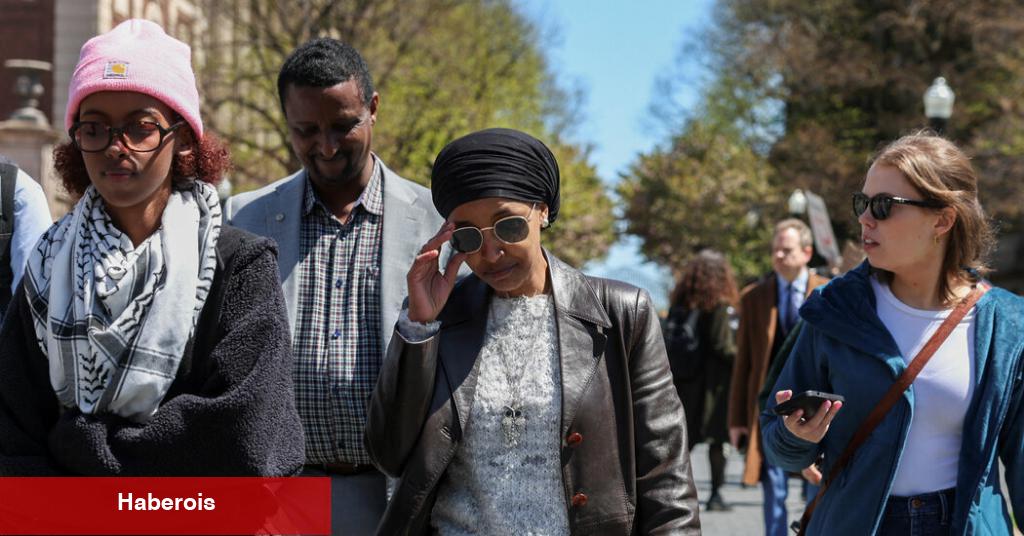 İlhan Omar, Gazze'deki Savaş Konusunda Demokratların Siyasi Fırtınasına Katıldı