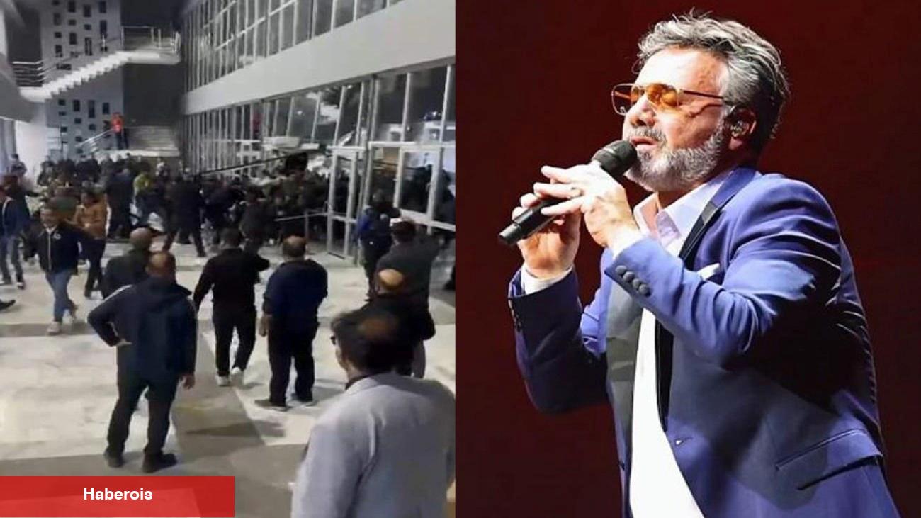 İranlı müzikçi Moein'in Van'daki konserinde izdiham yaşandı! Kapıları kırarak girdiler