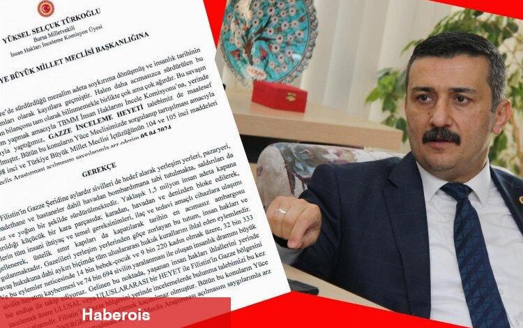 İYİ Partili Türkoğlu'ndan Gazze önergesi - Haberois İYİ Partili Türkoğlu'ndan Gazze önergesi