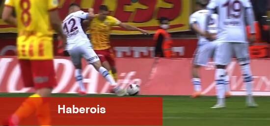 Kayseri'de evvel penaltı akabinde iptal!