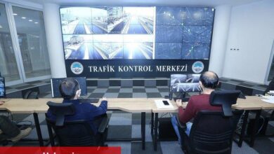 Kayseri'de trafik akışı canlı takip ediyor