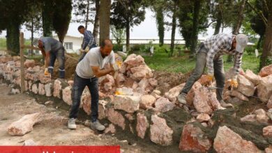 Kocaeli'de 17 mezarlıkta taş duvar ve tel çit yapılıyor