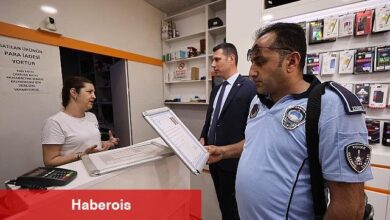 Konak zabıtasından ruhsat ve kaldırım işgaline sıkı denetim