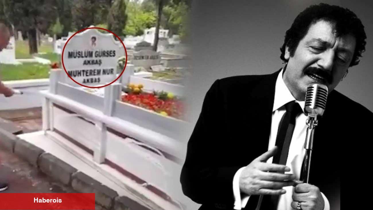 Müslüm Gürses'e hayranından vefa! Kabrini ziyaret etti paklık yaptı