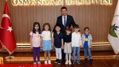 Osmangazi’den miniklere 23 Nisan sürprizi  