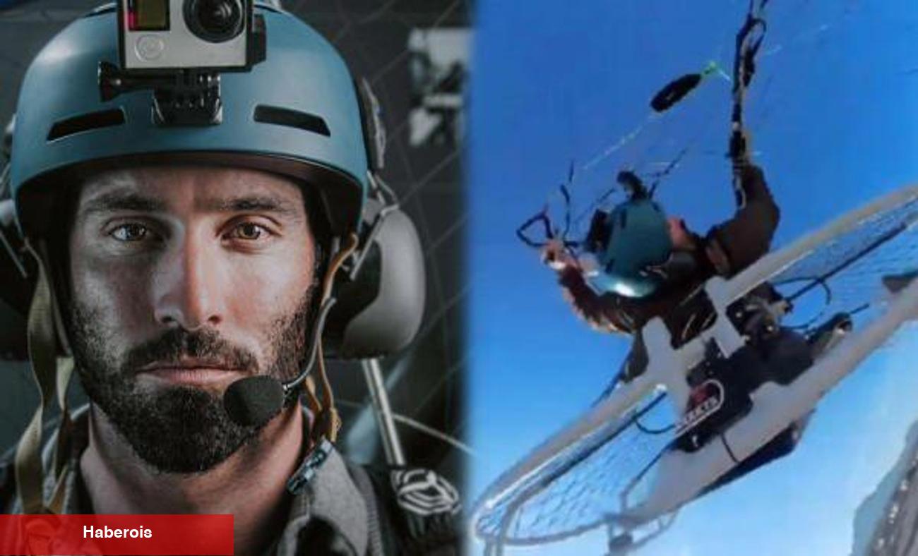 Paramotor pilotu Youtuber Anthony Vella 25 metre yükseklikten yere çakıldı!
