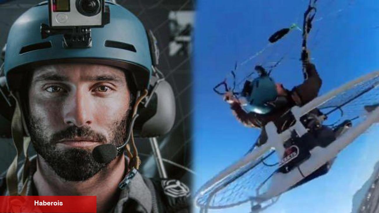 Paramotor pilotu Youtuber Anthony Vella 25 metre yükseklikten yere çakıldı!
