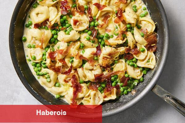 Prosciutto ve Bezelyeli Tek Kapta Tortellini Arkadaşlar İçindir - Haberois Prosciutto ve Bezelyeli Tek Kapta Tortellini Arkadaşlar İçindir