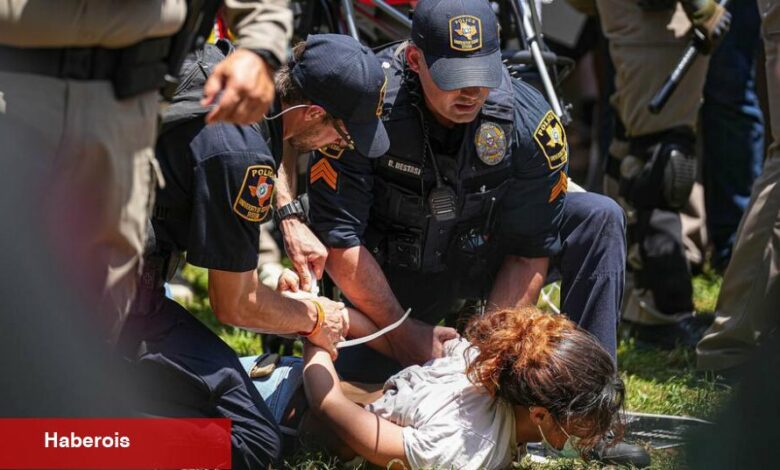 Protestocular Valiye Meydan Okurken Texas Üniversitesi'nde Yeni Tutuklamalar Turu - Haberois Protestocular Valiye Meydan Okurken Texas Üniversitesi'nde Yeni Tutuklamalar Turu