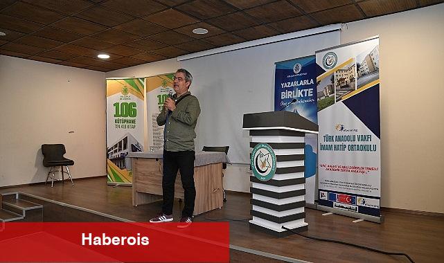 Selçuklu Belediyesi "Okumadığın Gün Karanlıktasın" temasıyla Kütüphaneler Haftası'nda başlattığı okur yazar buluşmaları ile yazarlar ve öğrencileri bir araya getiriyor - Haberois Selçuklu Belediyesi "Okumadığın Gün Karanlıktasın" temasıyla Kütüphaneler Haftası'nda başlattığı okur yazar buluşmaları ile yazarlar ve öğrencileri bir araya getiriyor