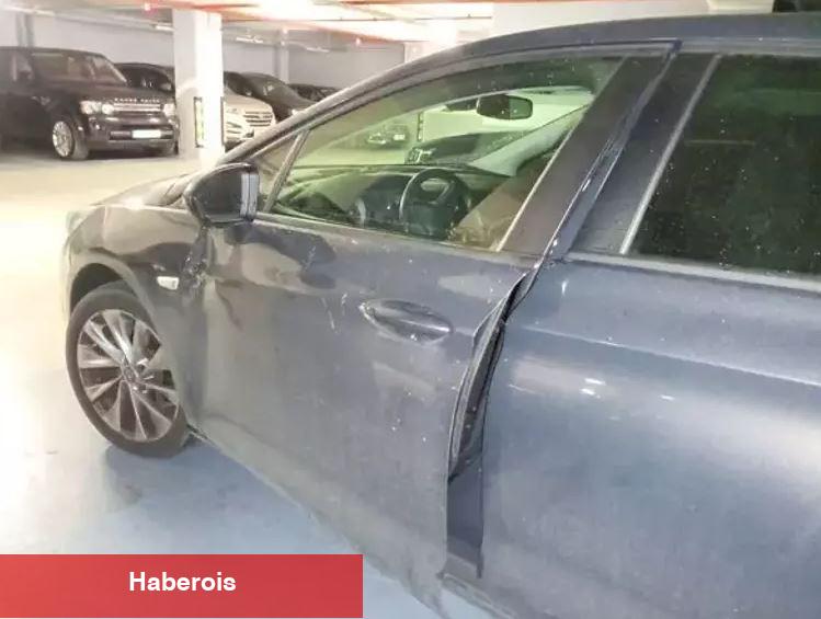 Sermiyan Midyat'ın korkutan kaza! Aracına motosikletli kurye çarptı