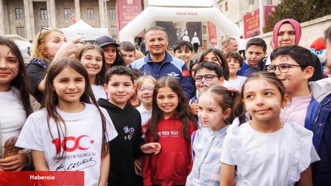 TBMM’nin 23 Nisan şenliği başladı! Birinci astronotumuz Alper Gezeravcı da aktiflikte yer aldı