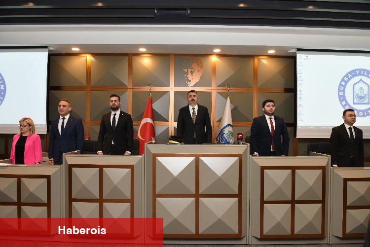 Yıldırım Belediyesi’nin yeni dönem ilk meclis toplantısı gerçekleşti
