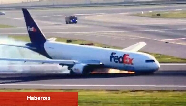 Arızalanan Bir Kargo Uçağı, İstanbul Havalimanı'na Gövde Üstü İniş Yapmak Zorunda Kaldı: İşte O Anlar [Video]