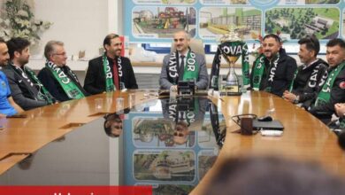 Başkan Çiftçi, şampiyon Çayırovaspor’u ağırladı