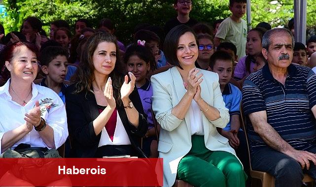 Başkan Kınay çocuklardan söz aldı: Okumaktan ve yazmaktan vazgeçmeyin