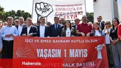 Başkan Tugay emekçilerin 1 Mayıs coşkusuna ortak oldu