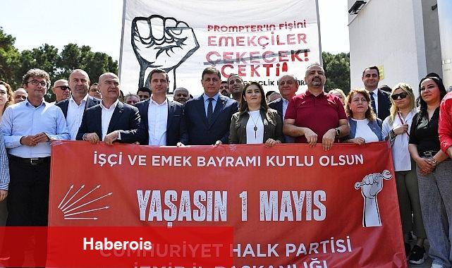Başkan Tugay emekçilerin 1 Mayıs coşkusuna ortak oldu - Haberois Başkan Tugay emekçilerin 1 Mayıs coşkusuna ortak oldu
