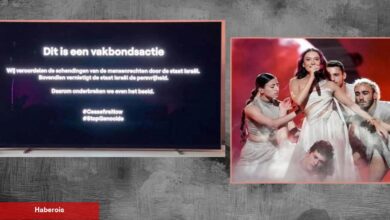 Belçika televizyonu Eurovision'da İsrail’i protesto etti:Canlı yayın kesildi o bildiri paylaşıldı